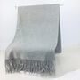 Gift Boxed Grey Winter Scarf And Fuchsia Robin Scarf Set, thumbnail 2 of 7