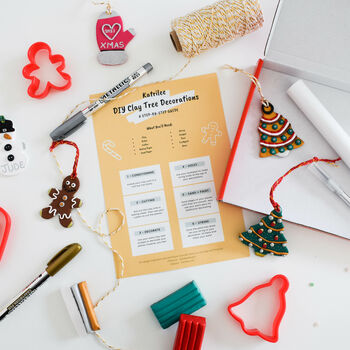 Make Your Own Clay Christmas Ornament Craft Kit, 4 of 5