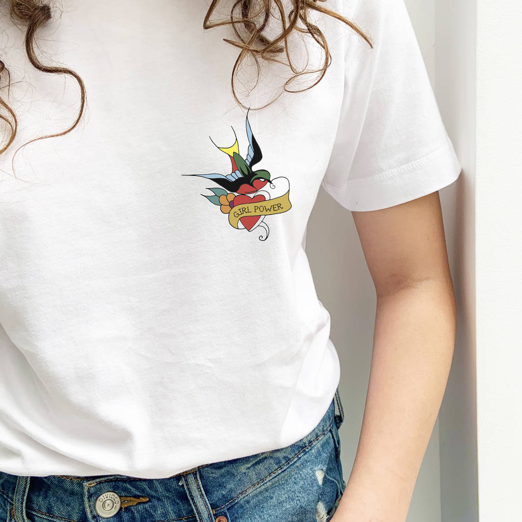 Personalised Tattoo T Shirt By A Piece Of | notonthehighstreet.com