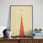 Burj Khalifa, Dubai, Print. Poster, thumbnail 2 of 2