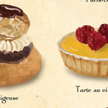 Vintage French Patisserie Print, 7 of 12