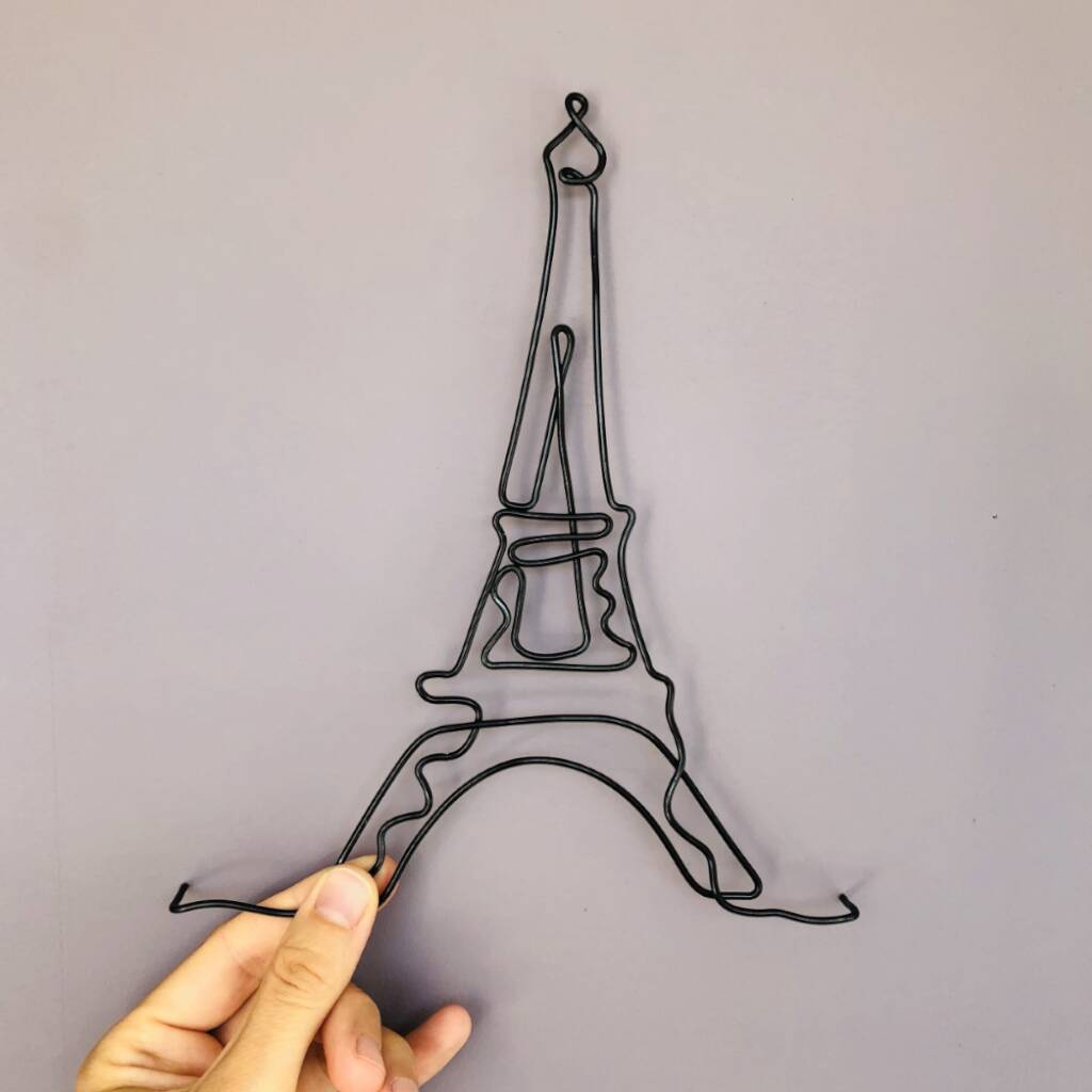 Handmade Wire Eiffel Tower, 1 of 5