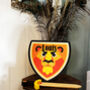 Personalised Wooden Sword And Shield Toy, thumbnail 2 of 3