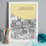 Personalised Leeds Graduation Gift Print, thumbnail 5 of 9