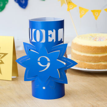 60th Personalised Birthday Star Lantern Centrepiece, 11 of 12