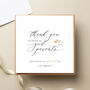 Thank You For Being My Godparents Christening/Baptism Card, thumbnail 1 of 4