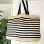 Personalised Name/Text Oversized Stripe Bag, thumbnail 4 of 6