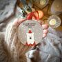 Personalised Santa Bear Christmas Tree Decoration, thumbnail 1 of 2