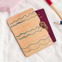 My First Passport Holder + Personalised Child's Drawing, thumbnail 2 of 4
