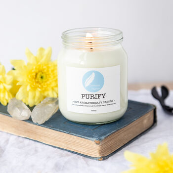 Purify Vegan Soy Aromatherapy Candle, 6 of 8