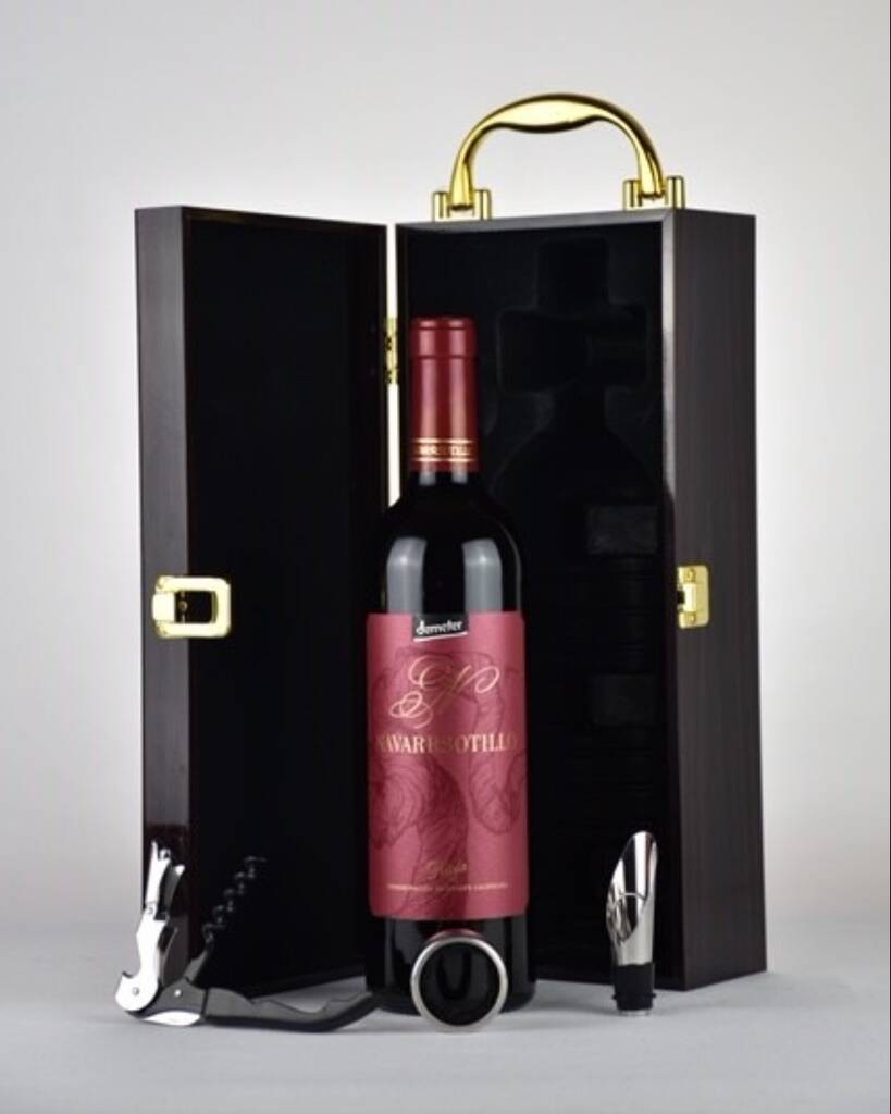 Wine Gift Box With Accessories Rioja Red By Absolute Organic Wine