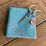 Teal Blue Needle/Pins Case, thumbnail 3 of 4
