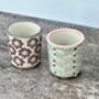 Set Of Two Patterned Egg Cups, thumbnail 2 of 3
