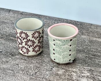 Set Of Two Patterned Egg Cups, 2 of 3
