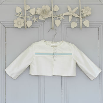 Personalised James Silk Christening Gown, 5 of 12