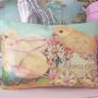 Lavender Sachet Gift Decoration With Vintage Style Easter Chick Print, thumbnail 7 of 7