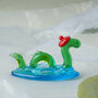 Glass Loch Ness Monster Figurine In Gift Box, thumbnail 1 of 4