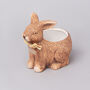 G Decor Wild Ceramic Bunny Planter, thumbnail 2 of 4