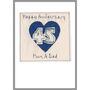 Personalised 45th Or 65th Sapphire Anniversary Card, thumbnail 10 of 11