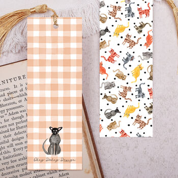 Cat Bookmark With Coloured Tassel, 2 of 3