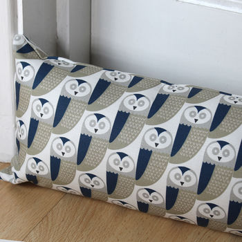 Owl Print Draught Excluder, 2 of 2