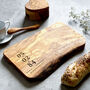 Personalised Olive Wood Cheeseboard Anniversary Gift, thumbnail 4 of 9