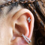 Radiate Crystal Piercing, thumbnail 1 of 5
