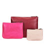Women's Leather Purse Wallets Trio 'Siena Group Nappa', thumbnail 4 of 10