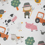 Farm Wrapping Paper Roll Or Folded, Fun Tractor, thumbnail 2 of 3