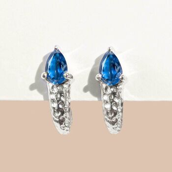 Serpenti Kyanite Sterling Silver Stud Earrings, 2 of 11
