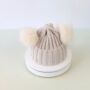 Personalised Embroidered Beanie Hat With Fur, thumbnail 4 of 6