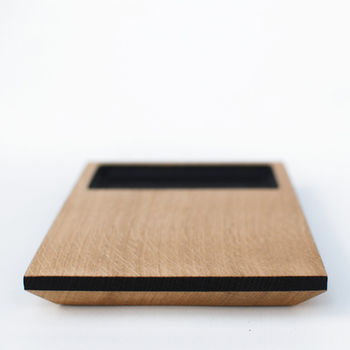 Solid Oak Sushi Serving Board With Scorched Details, 4 of 10