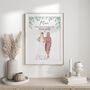 Personalised Mother Of The Bride Wedding Print Gift, thumbnail 5 of 5