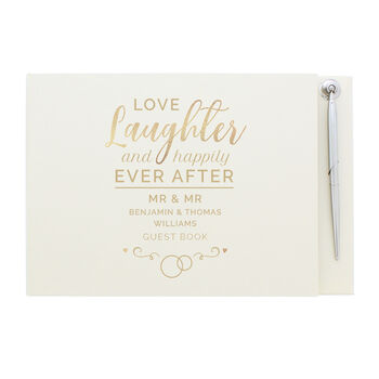 Happily Ever After Wedding Guest Book, 5 of 5