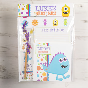 Personalised Monster Stationery Bundle, 3 of 4