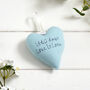 Personalised Hanging Heart Gift For 2nd Or Any Anniversary, thumbnail 4 of 12