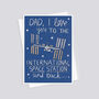 Space Station Father's Day Card, thumbnail 3 of 4