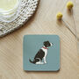 Black And White Springer Spaniel Father’s Day Card – Dog Dad Card From The Dog, thumbnail 9 of 12