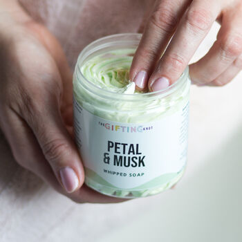 Petal And Musk Whipped Soap Jar – Soft Floral Body Wash, 4 of 6