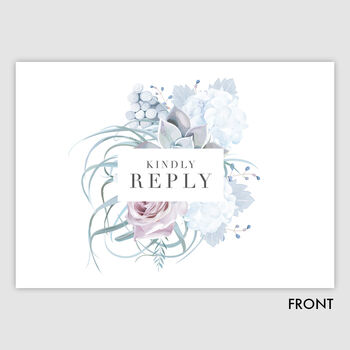 Pastel Floral Personalised Reply Cards, 2 of 4