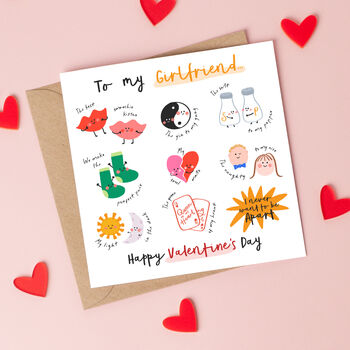 Boyfriend Perfect Match Valentine's Day Card, 5 of 9