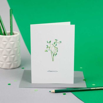 Personalised Herbs And Flowers Greetings Card, 7 of 12
