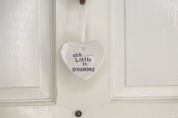 Personalised New Baby Door Hanger Letterbox Gift, 9 of 10