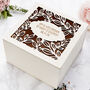 Personalised Botanical Wedding Memory Box, thumbnail 1 of 2
