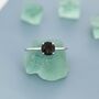 Genuine 1 Ct Smoky Quartz Ring In Sterling Silver, thumbnail 6 of 12