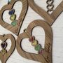 Customised Wood And Resin Heart Wall Hanging, thumbnail 1 of 6