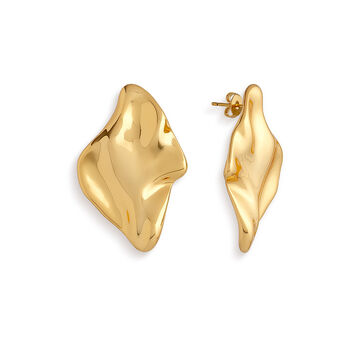 Ivy Chunky Statement Ripple Earrings, 2 of 4