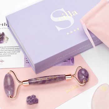 Amethyst Roller Facial Pampering Gift Set For Her, 9 of 12