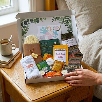 Spa At Home Relaxation Pamper Hamper Spa Gift Box, 4 of 12