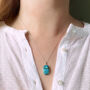 Sterling Silver Turquoise Necklace, thumbnail 1 of 10